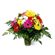 bouquet of gerberas and chrysanthemums. Omsk
